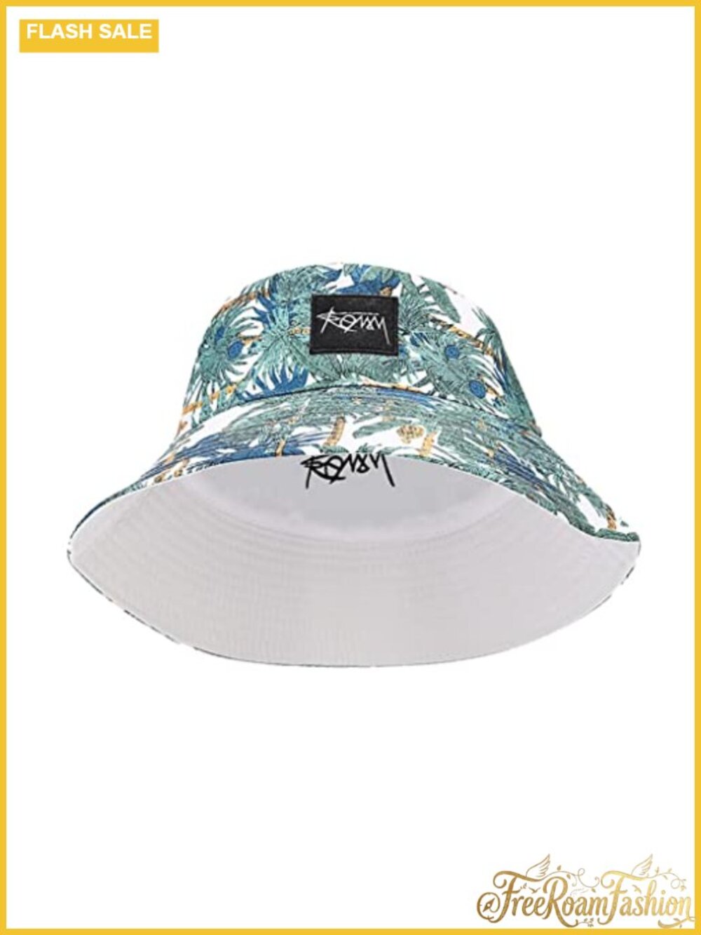 Unisex Cotton Polyester Bucket Hat Packable Foldable Travel Beach Sun Cap